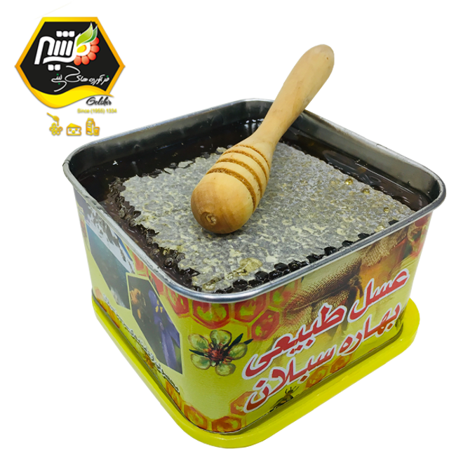 عسل با موم یک کیلویی